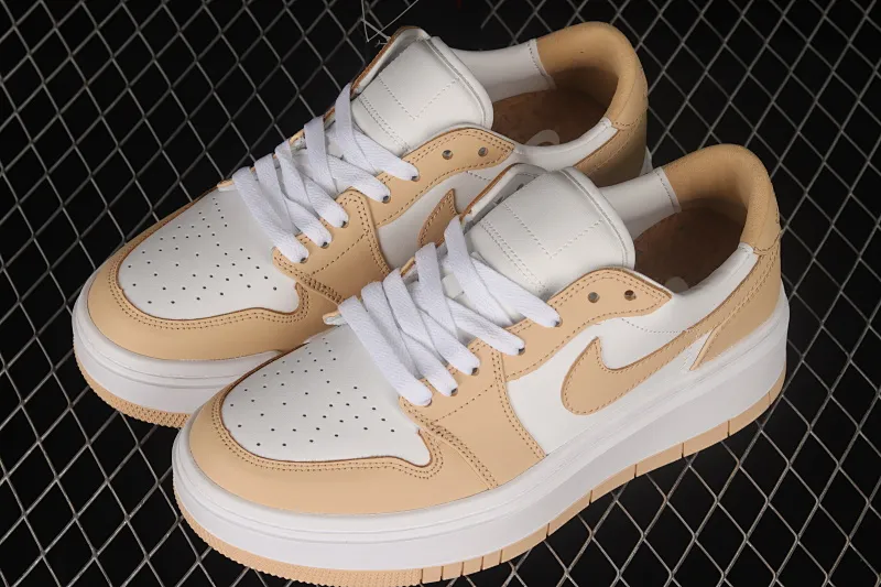 All categories Air Jordan Jordan series basketball shoes Air Jordan 1 Low Air Jordan 1 Elevate Low SE "Wolf Grey" Little AJ thick-soled retro basketball shoes DH7004-102